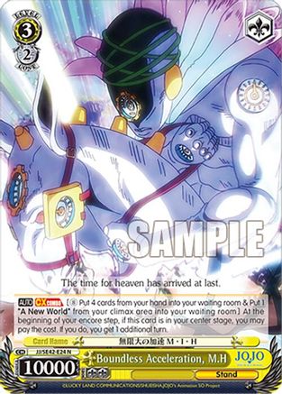 Image of Boundless Acceleration, M.H (JJ/SE42-E24 N) - JoJo's Bizarre Adventure: Stone Ocean Premium Booster