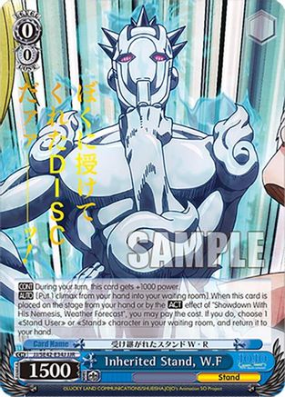 Image of Inherited Stand, W.F (JJR) (JJ/SE42-E34J JJR) - JoJo's Bizarre Adventure: Stone Ocean Premium Booster