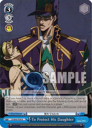 Image of To Protect His Daughter (JJ/SE42-E56 N) - JoJo's Bizarre Adventure: Stone Ocean Premium Booster