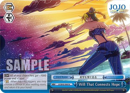 Image of Will That Connects Hope (JJ/SE42-E60 N) - JoJo's Bizarre Adventure: Stone Ocean Premium Booster