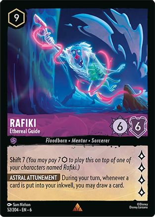 Image of Rafiki - Ethereal Guide (52/204) - Azurite Sea Cold Foil