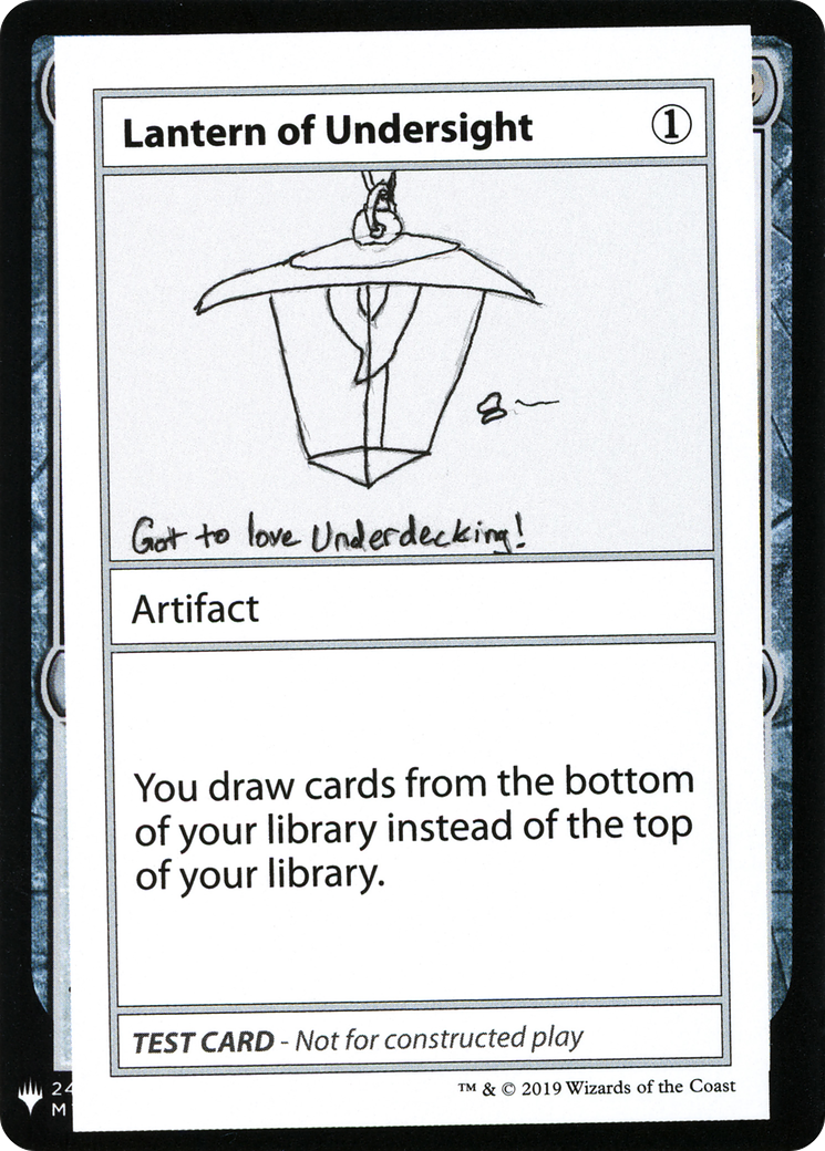 Image of Lantern of Undersight (CMB1-106) - Mystery Booster Playtest Cards 2019