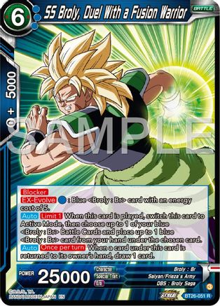 Image of SS Broly, Duel With a Fusion Warrior (BT26-051) - Ultimate Advent Foil