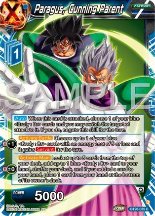 Image of Paragus, Cunning Parent (BT26-035) - Ultimate Advent
