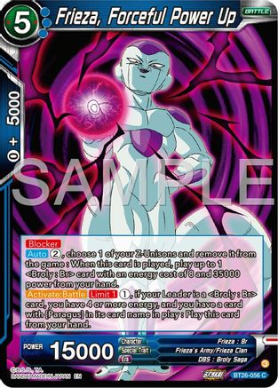 Image of Frieza, Forceful Power Up (BT26-056) - Ultimate Advent