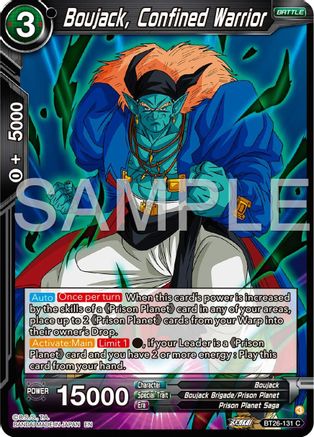Image of Boujack, Confined Warrior (BT26-131) - Ultimate Advent