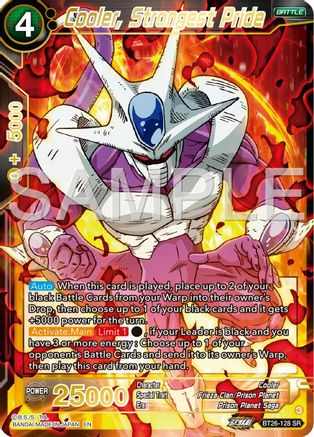 Image of Cooler, Strongest Pride (BT26-128) - Ultimate Advent Foil