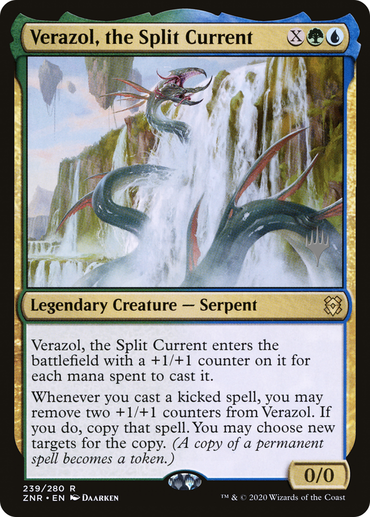 Image of Verazol, the Split Current (PPZNR-239P) - Zendikar Rising Promos
