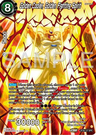 Image of Golden Cooler, Golden Fighting Spirit (SPR) (BT26-127) - Ultimate Advent Foil