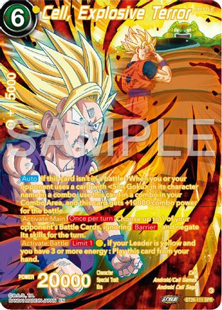 Image of Cell, Explosive Terror (SPR) (BT26-111) - Ultimate Advent Foil
