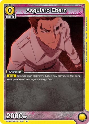 Image of Asguiaro Ebern (UE01BT/BLC-1-001) - UE01BT BLEACH ThousandYear Blood War