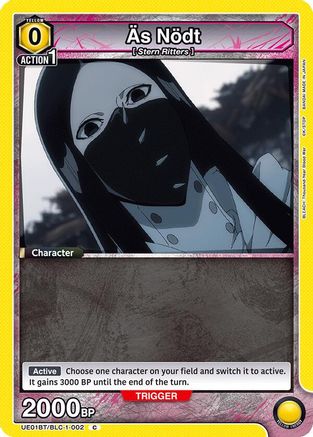 Image of As Nodt (002) (UE01BT/BLC-1-002) - UE01BT BLEACH ThousandYear Blood War