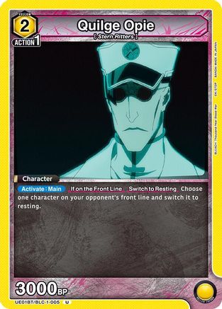 Image of Quilge Opie (005) (UE01BT/BLC-1-005) - UE01BT BLEACH ThousandYear Blood War