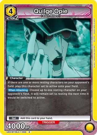 Image of Quilge Opie (006) (UE01BT/BLC-1-006) - UE01BT BLEACH ThousandYear Blood War Foil