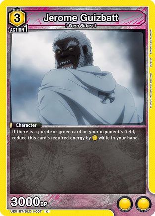 Image of Jerome Guizbatt (UE01BT/BLC-1-007) - UE01BT BLEACH ThousandYear Blood War