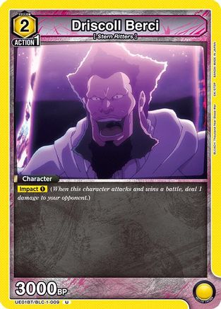 Image of Driscoll Berci (UE01BT/BLC-1-009) - UE01BT BLEACH ThousandYear Blood War