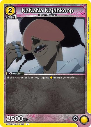 Image of NaNaNa Najahkoop (UE01BT/BLC-1-010) - UE01BT BLEACH ThousandYear Blood War
