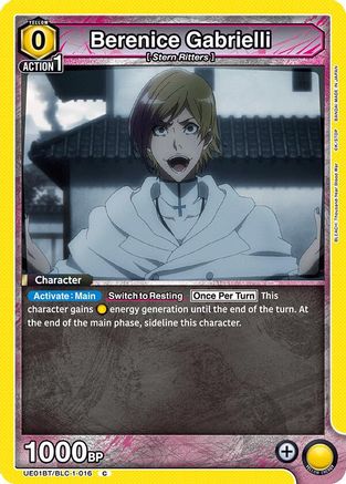 Image of Berenice Gabrielli (UE01BT/BLC-1-016) - UE01BT BLEACH ThousandYear Blood War