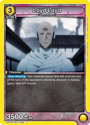 Image of Loyd Loyd (UE01BT/BLC-1-025) - UE01BT BLEACH ThousandYear Blood War