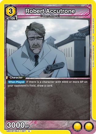 Image of Robert Accutrone (UE01BT/BLC-1-027) - UE01BT BLEACH ThousandYear Blood War