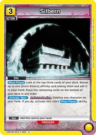 Image of Silbern (UE01BT/BLC-1-028) - UE01BT BLEACH ThousandYear Blood War