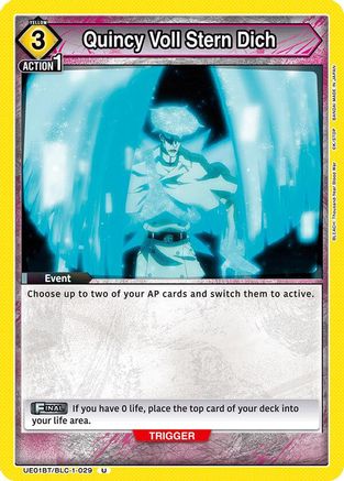 Image of Quincy Voll Stern Dich (UE01BT/BLC-1-029) - UE01BT BLEACH ThousandYear Blood War