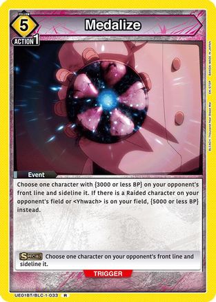 Image of Medalize (UE01BT/BLC-1-033) - UE01BT BLEACH ThousandYear Blood War Foil