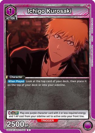 Image of Ichigo Kurosaki (040) (UE01BT/BLC-1-040) - UE01BT BLEACH ThousandYear Blood War Foil