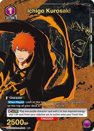 Image of Ichigo Kurosaki (040) (R*) (UE01BT/BLC-1-040) - UE01BT BLEACH ThousandYear Blood War Foil