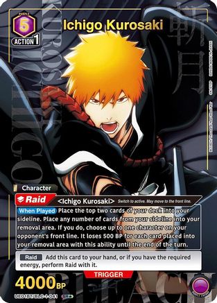 Image of Ichigo Kurosaki (041) (SR*) (UE01BT/BLC-1-041) - UE01BT BLEACH ThousandYear Blood War Foil