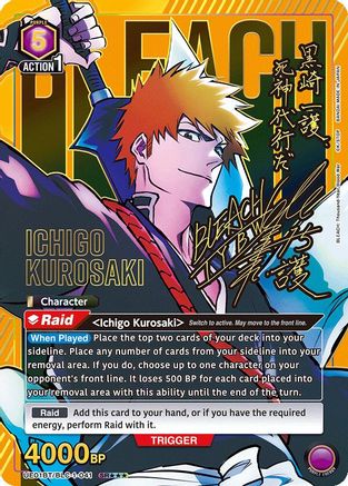 Image of Ichigo Kurosaki (041) (SR***) (UE01BT/BLC-1-041) - UE01BT BLEACH ThousandYear Blood War Foil