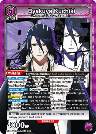 Image of Byakuya Kuchiki (050) (UE01BT/BLC-1-050) - UE01BT BLEACH ThousandYear Blood War Foil