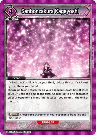 Image of Senbonzakura Kageyoshi (UE01BT/BLC-1-065) - UE01BT BLEACH ThousandYear Blood War