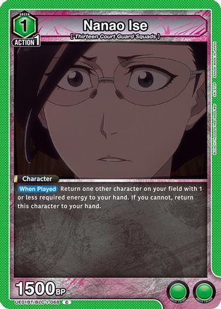 Image of Nanao Ise (UE01BT/BLC-1-068) - UE01BT BLEACH ThousandYear Blood War