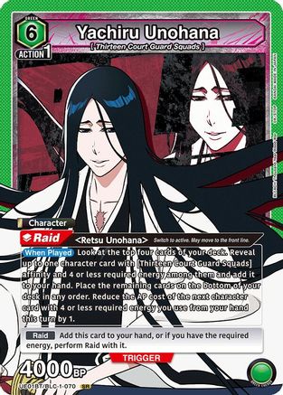 Image of Yachiru Unohana (070) (UE01BT/BLC-1-070) - UE01BT BLEACH ThousandYear Blood War Foil
