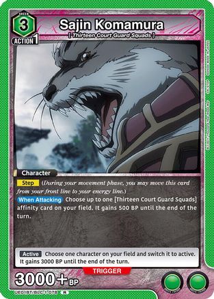 Image of Sajin Komamura (078) (UE01BT/BLC-1-078) - UE01BT BLEACH ThousandYear Blood War Foil