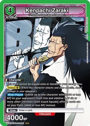 Image of Kenpachi Zaraki (081) (UE01BT/BLC-1-081) - UE01BT BLEACH ThousandYear Blood War Foil