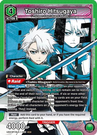 Image of Toshiro Hitsugaya (085) (UE01BT/BLC-1-085) - UE01BT BLEACH ThousandYear Blood War Foil