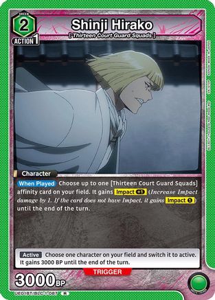 Image of Shinji Hirako (087) (UE01BT/BLC-1-087) - UE01BT BLEACH ThousandYear Blood War Foil