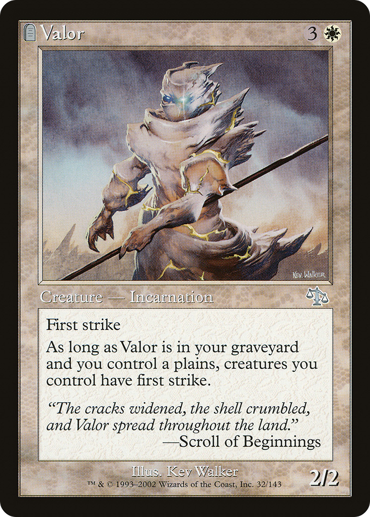 Image of Valor (JUD-032) - Judgment: (tombstone)