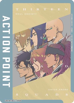 Image of Action Point Card (AP06) (Thirteen Court Guard Squads) (UE01BT/BLC-1-AP06) - UE01BT BLEACH ThousandYear Blood War