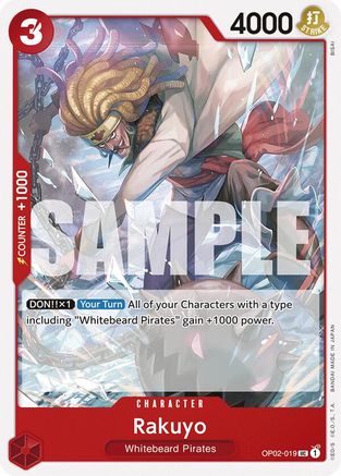 Image of Rakuyo (OP02-019) - Starter Deck 15: RED Edward.Newgate