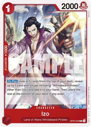 Image of Izo (OP03-003) - Starter Deck 15: RED Edward.Newgate