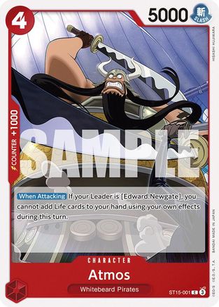 Image of Atmos (ST15-001) - Starter Deck 15: RED Edward.Newgate