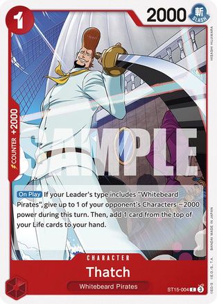Image of Thatch (ST15-004) - Starter Deck 15: RED Edward.Newgate
