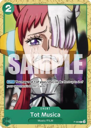Image of Tot Musica (P-060) - Starter Deck 16: GREEN Uta