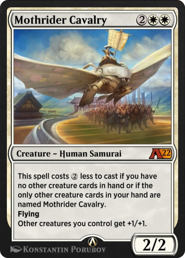 Image of Mothrider Cavalry (YNEO-005) - Alchemy: Kamigawa