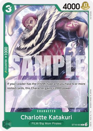 Image of Charlotte Katakuri (ST16-003) - Starter Deck 16: GREEN Uta