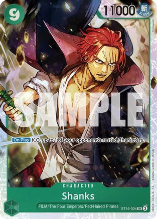 Image of Shanks (ST16-004) - Starter Deck 16: GREEN Uta Foil