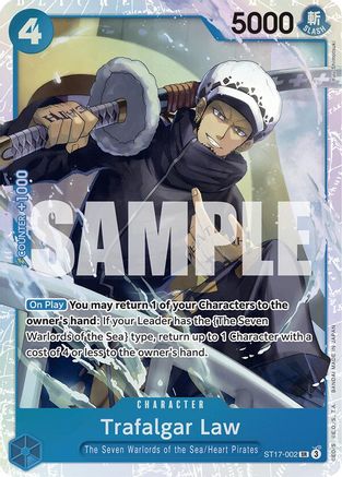 Image of Trafalgar Law (ST17-002) (ST17-002) - Starter Deck 17: BLUE Donquixote Doflamingo Foil